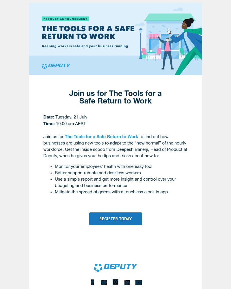 Deputy - [Webinar] New tools for your safe return to work