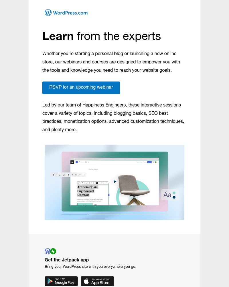 WordPress - Webinars, Workshops, and More