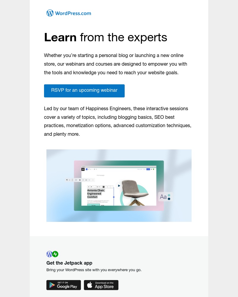 WordPress - Webinars, Workshops, and More