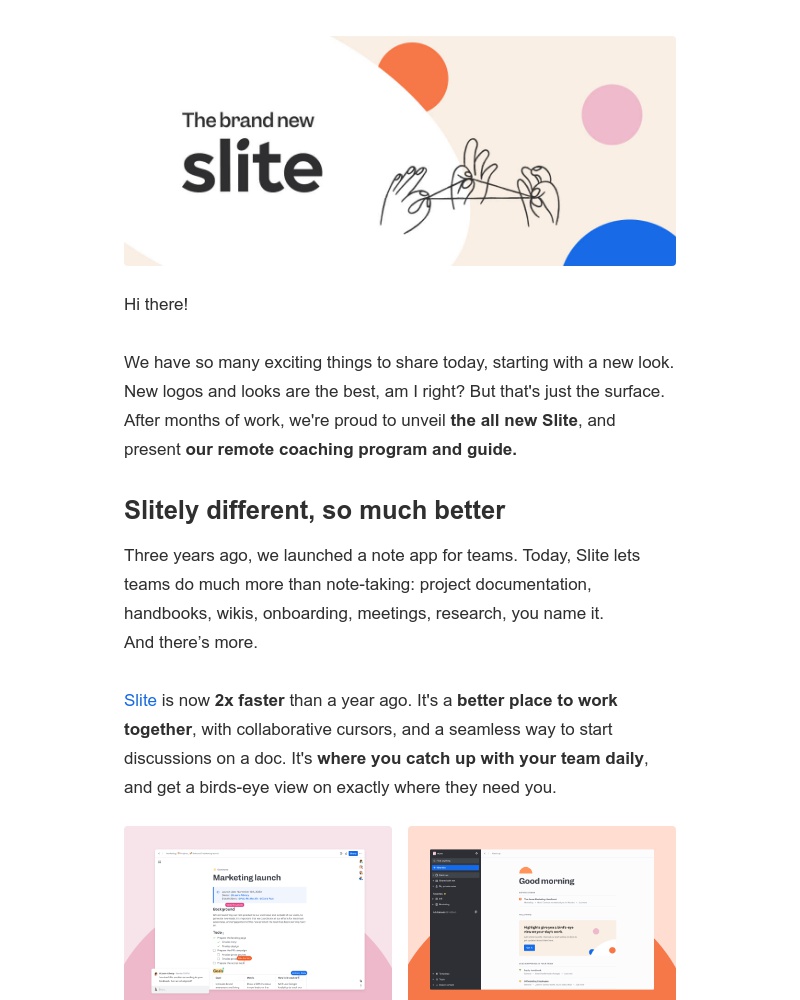 Slite - Welcome to the new Slite