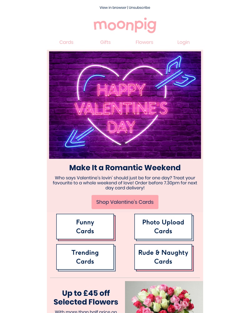 Moonpig - 😘💝 Welcome to the weekend of luuurve 💝😘