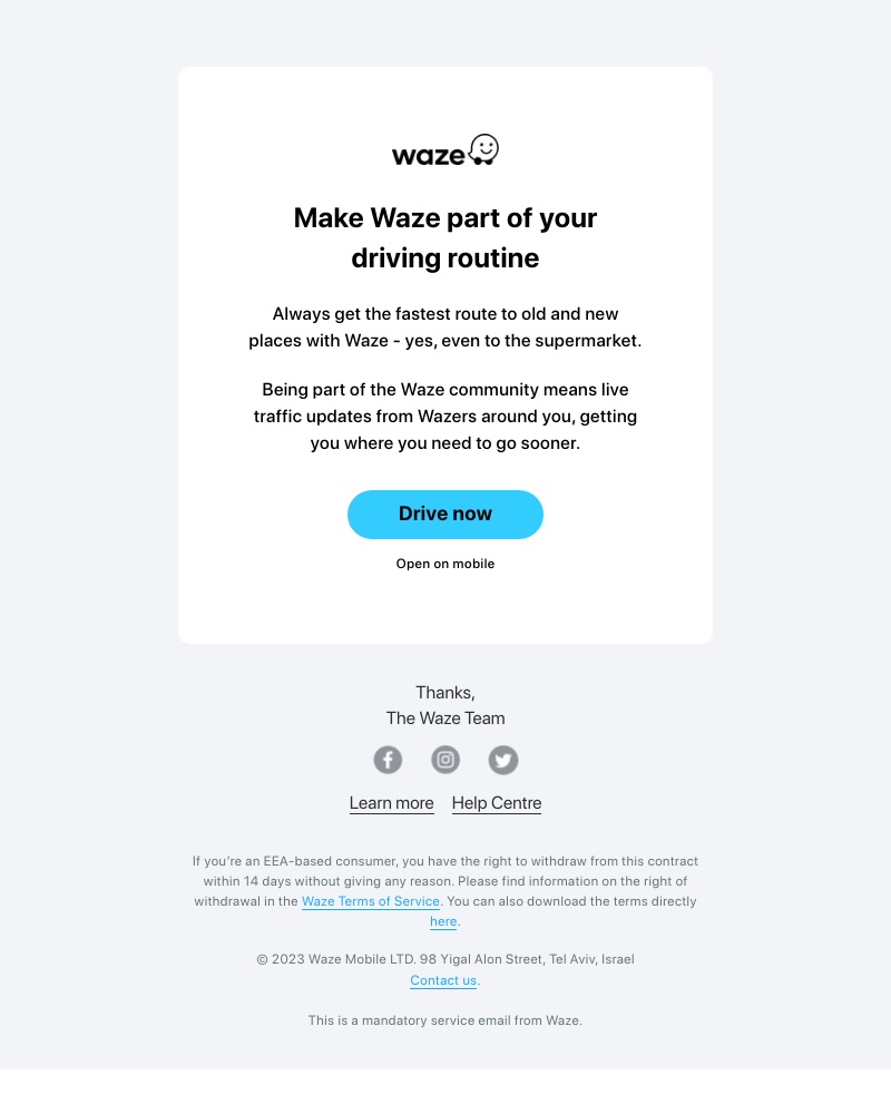 Onboarding on Waze video screenshot