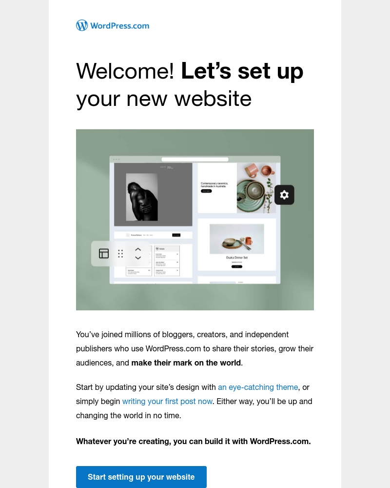 WordPress - Welcome to WordPress.com! Let’s get started.