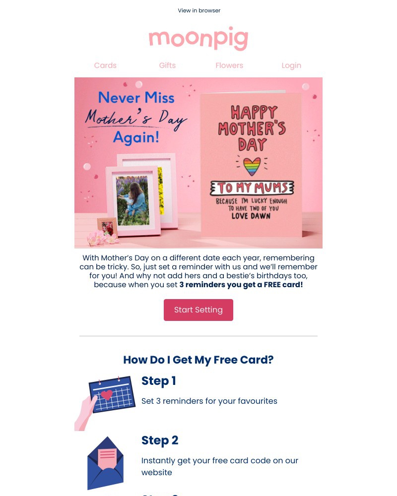 Moonpig - We’ll help you remember Mother’s Day! 📆