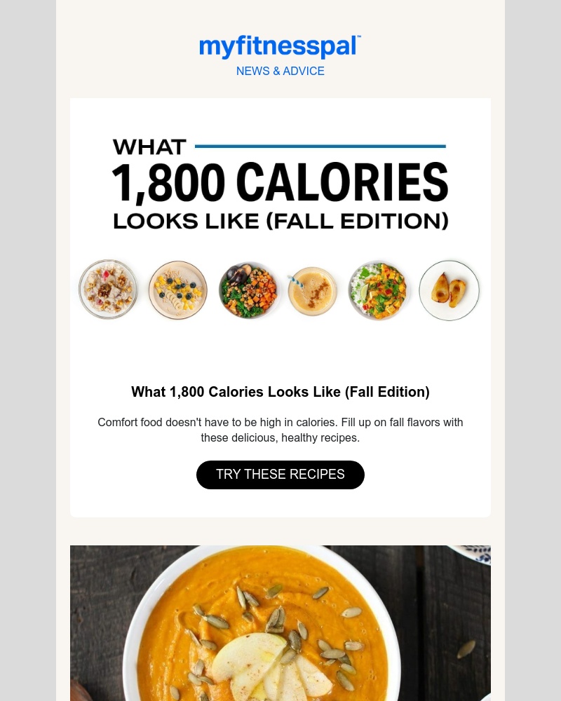 MyFitnessPal - We're falling for these fall meal ideas 🍁 🍂