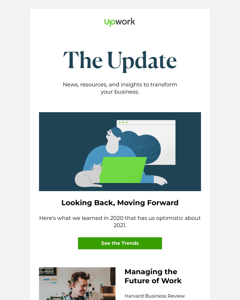 Upwork - We're here to help you end the year on a high note