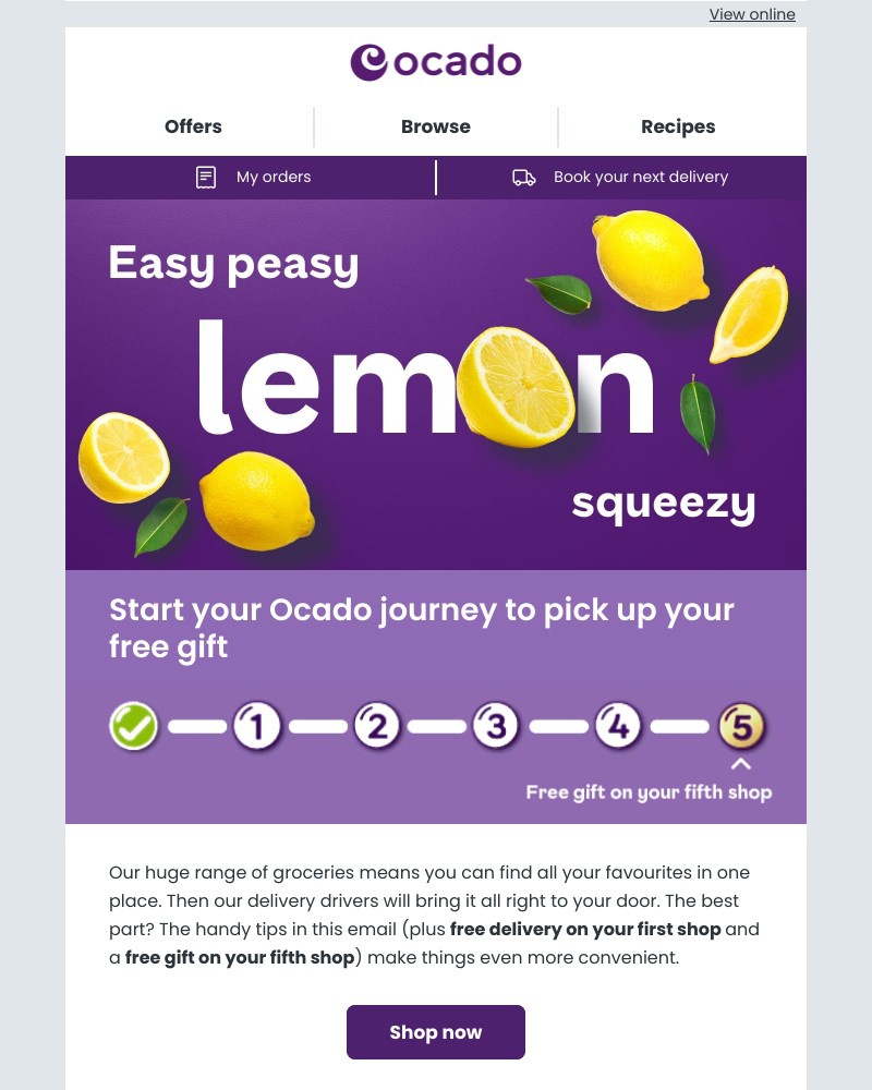  - We're making grocery shopping simple