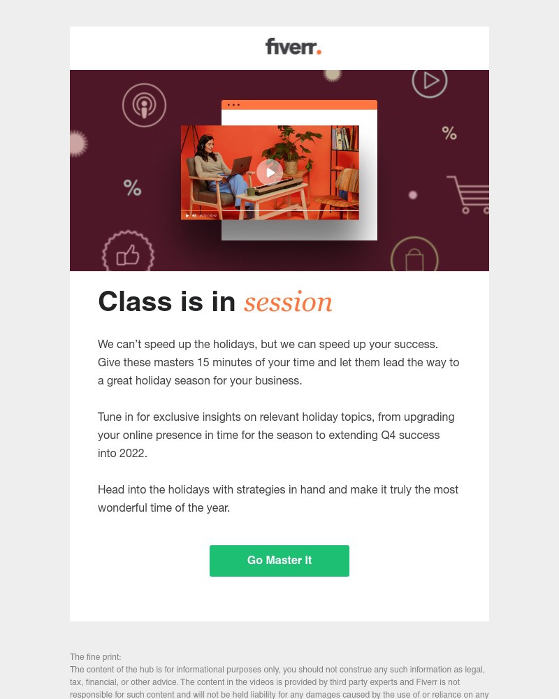 Fiverr - What can you do in 15 minutes?