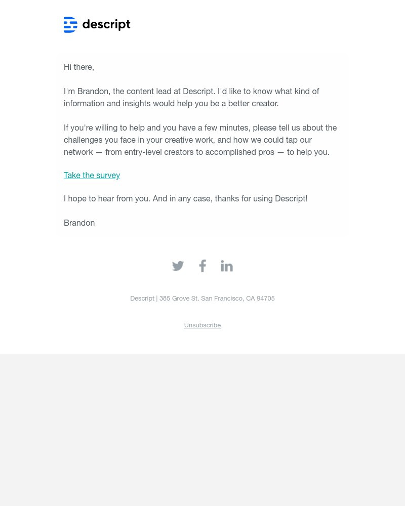 Descript - What do you want to know?