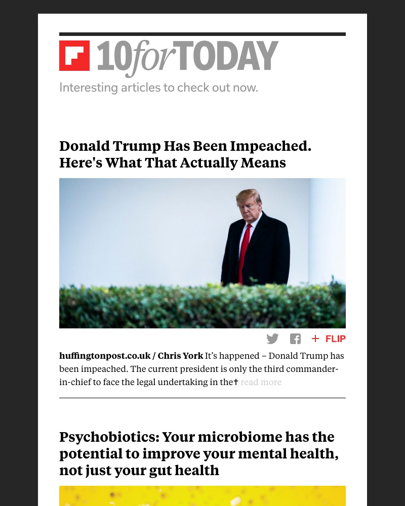 Flipboard - What does Donald Trump's impeachment mean?