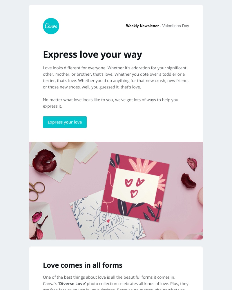 Canva - What does love look like to you?