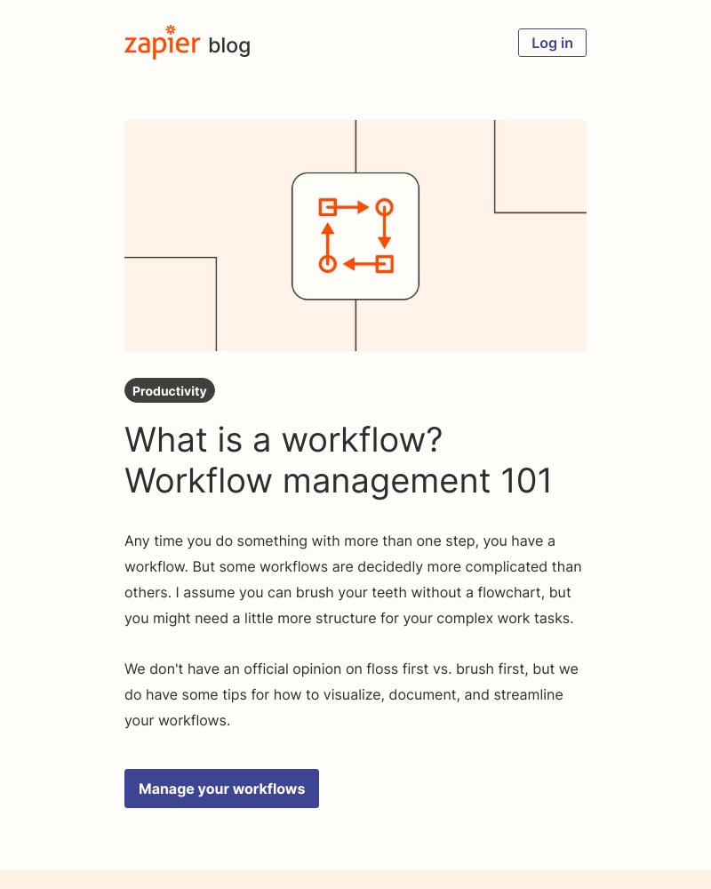 Zapier - What even is a workflow?
