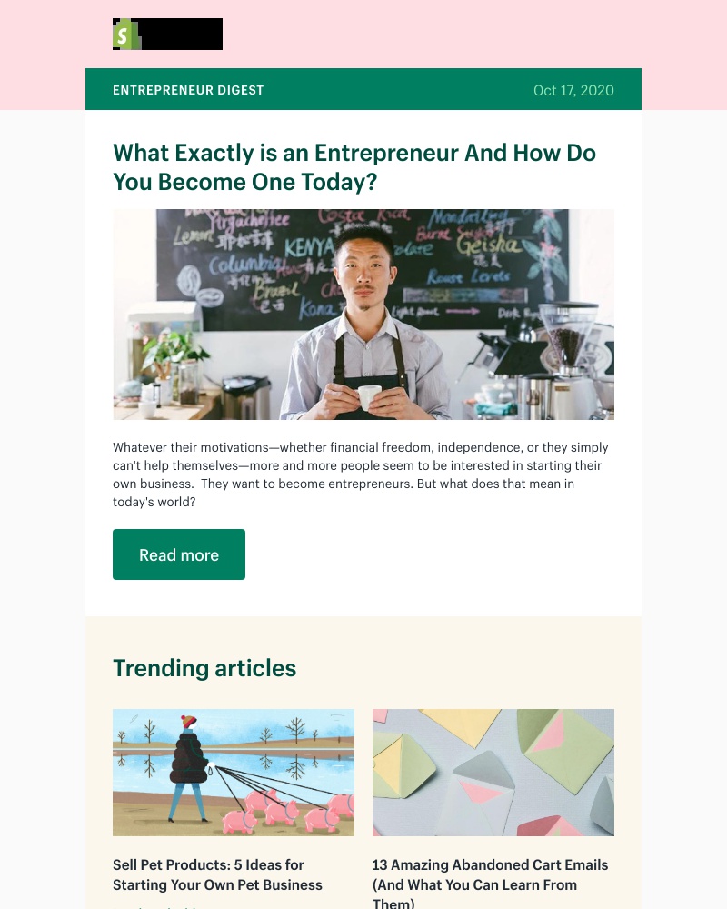 Shopify - What Exactly is an Entrepreneur And How Do You Become One Today?