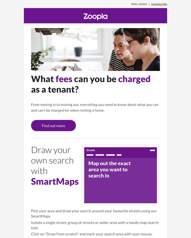 Zoopla - What fees can you be charged as a tenant?