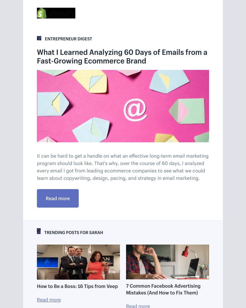 Shopify - What I Learned Analyzing 60 Days of Emails from a Fast-Growing Ecommerce Brand