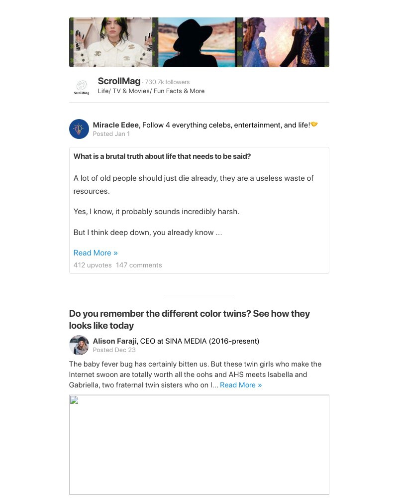 Quora - What is a brutal truth about life that needs to be said?