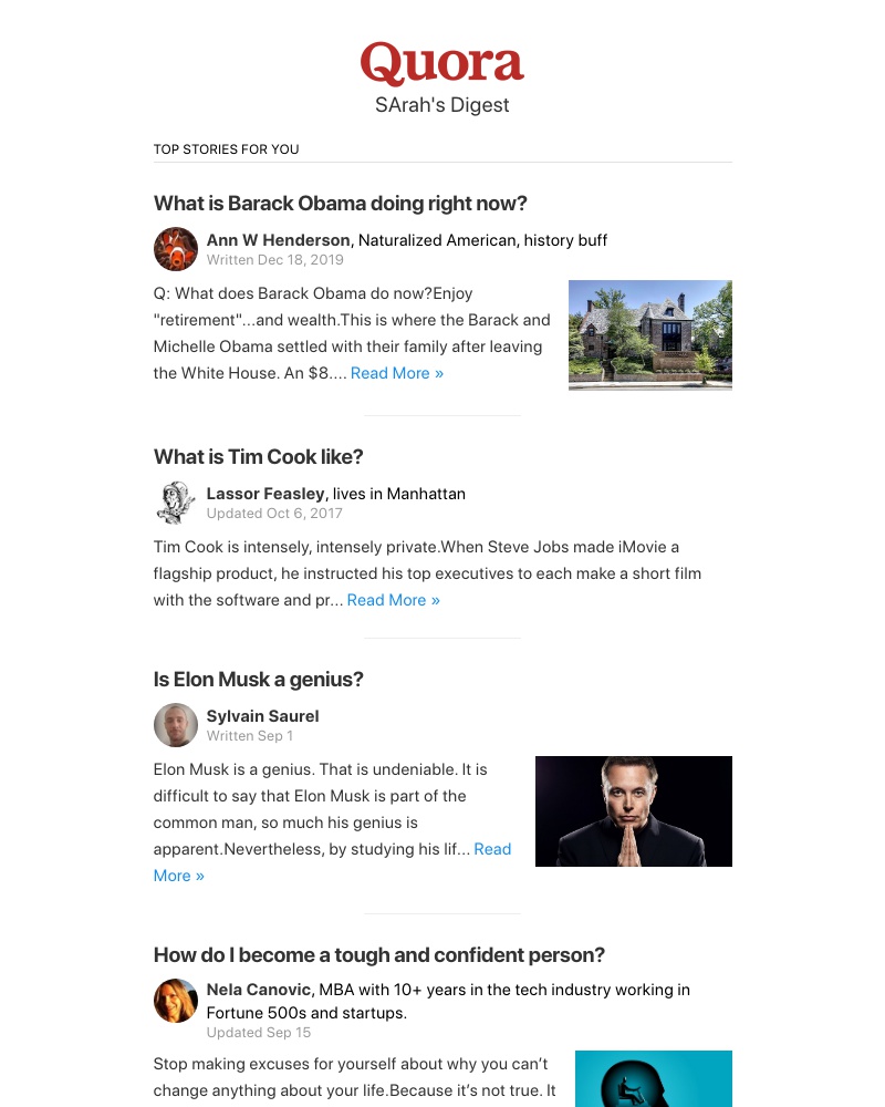 Onboarding on Quora video screenshot