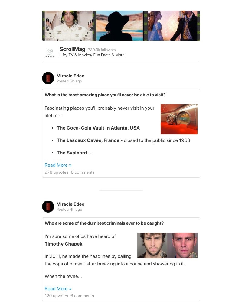 Quora - What is the most amazing place you'll never be able to visit?