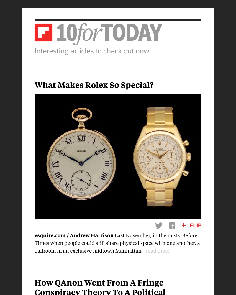 Flipboard - What makes Rolex so special?