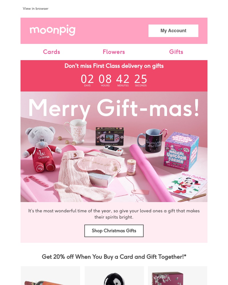Moonpig - What on EARTH do you get them for Christmas?
