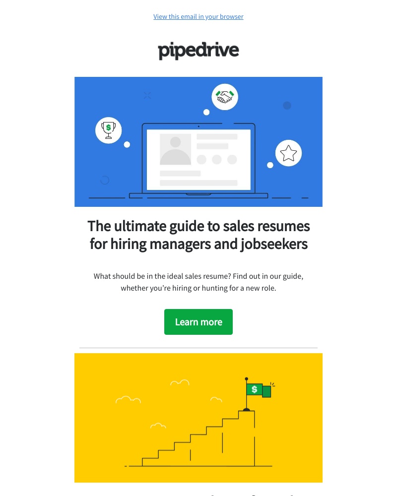 Pipedrive - 📝 What should be in the ideal sales resume? 📝