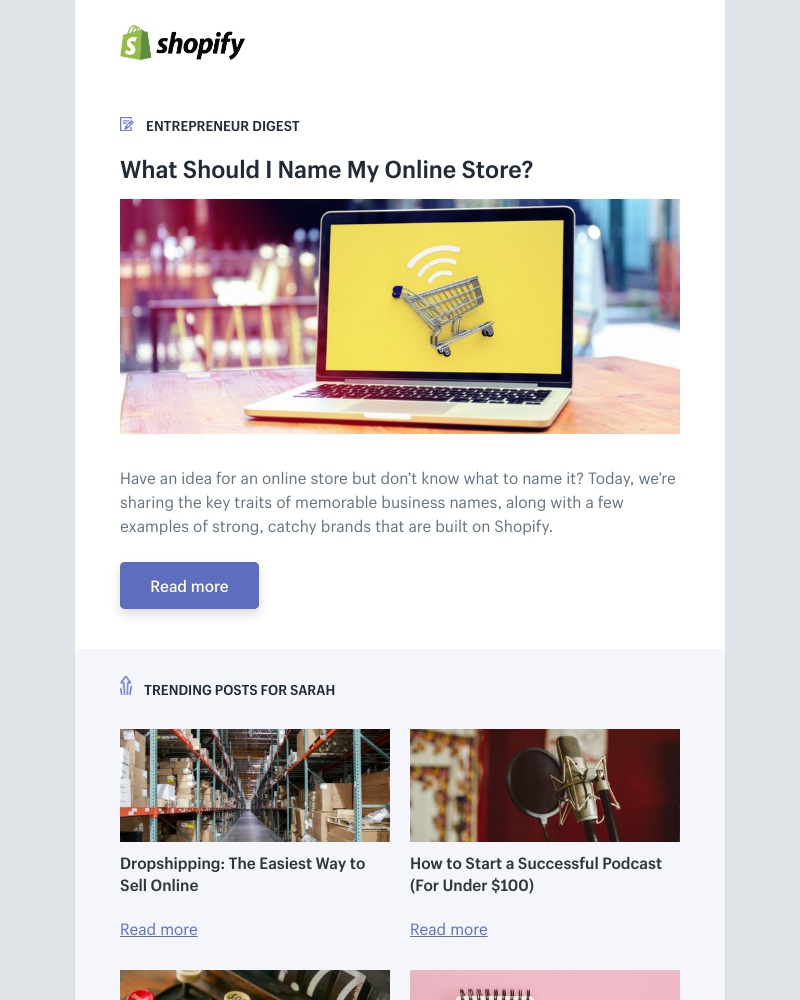 Shopify - What Should I Name My Online Store?