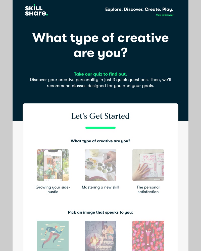 Skillshare - What type of creative are you?