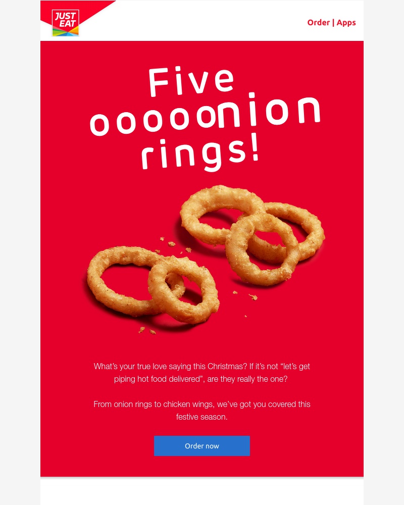 Just Eat - What will Just Eat send to you, Ramy?