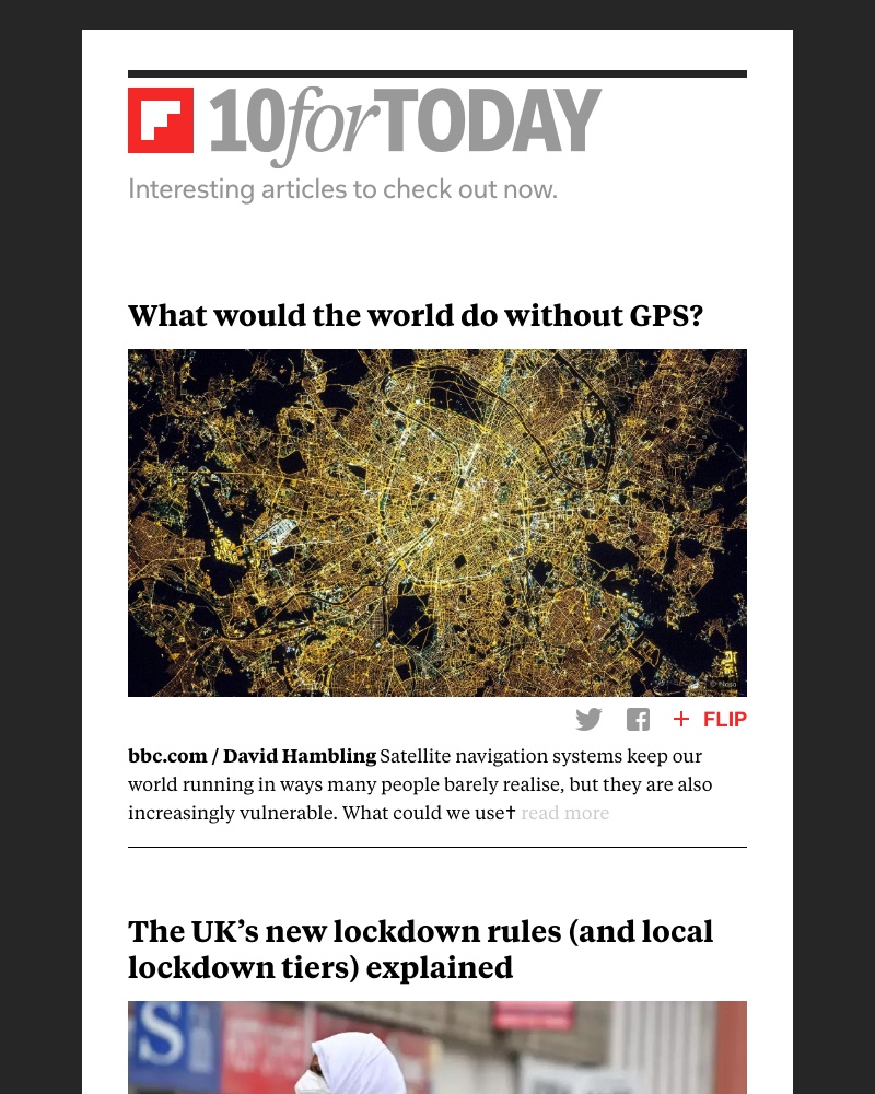 Flipboard - What would the world do without GPS?