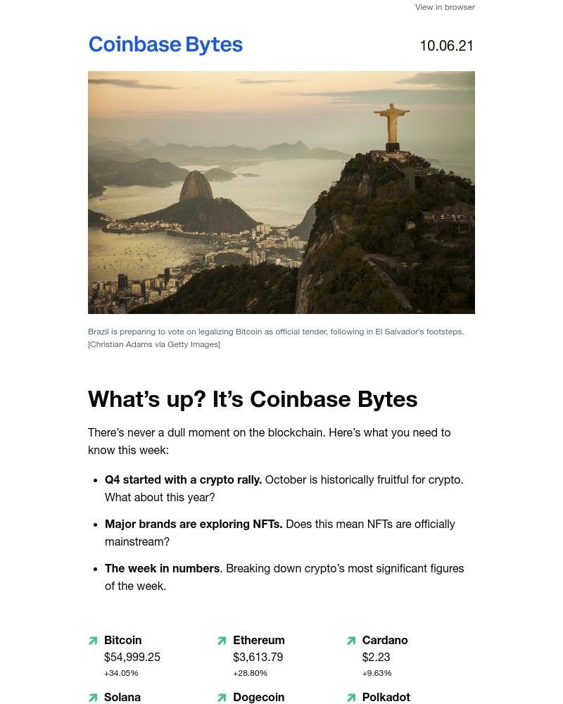  - What's driving crypto's early Q4 rally?