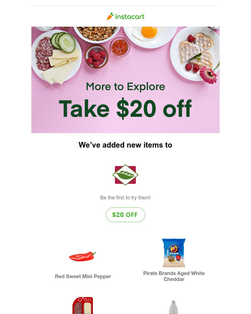 Instacart - What's new at New Leaf Community Markets by Instacart? Discover new items with $20 off your order.