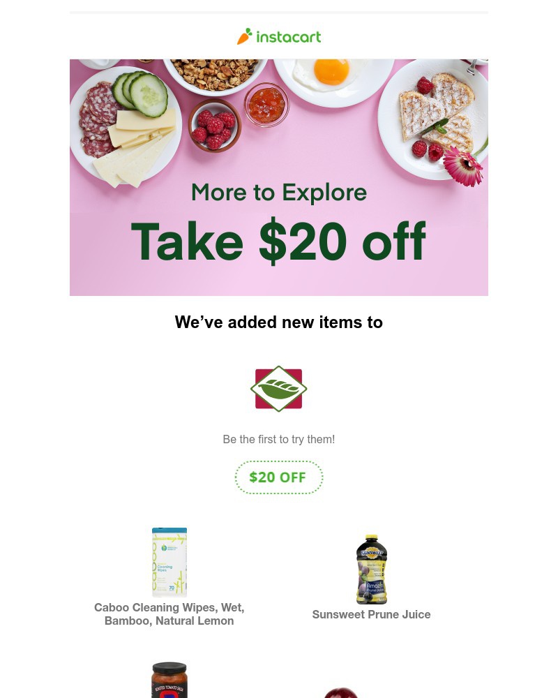 Instacart - What's new at New Leaf Community Markets by Instacart? Discover new items with $20 off your order.