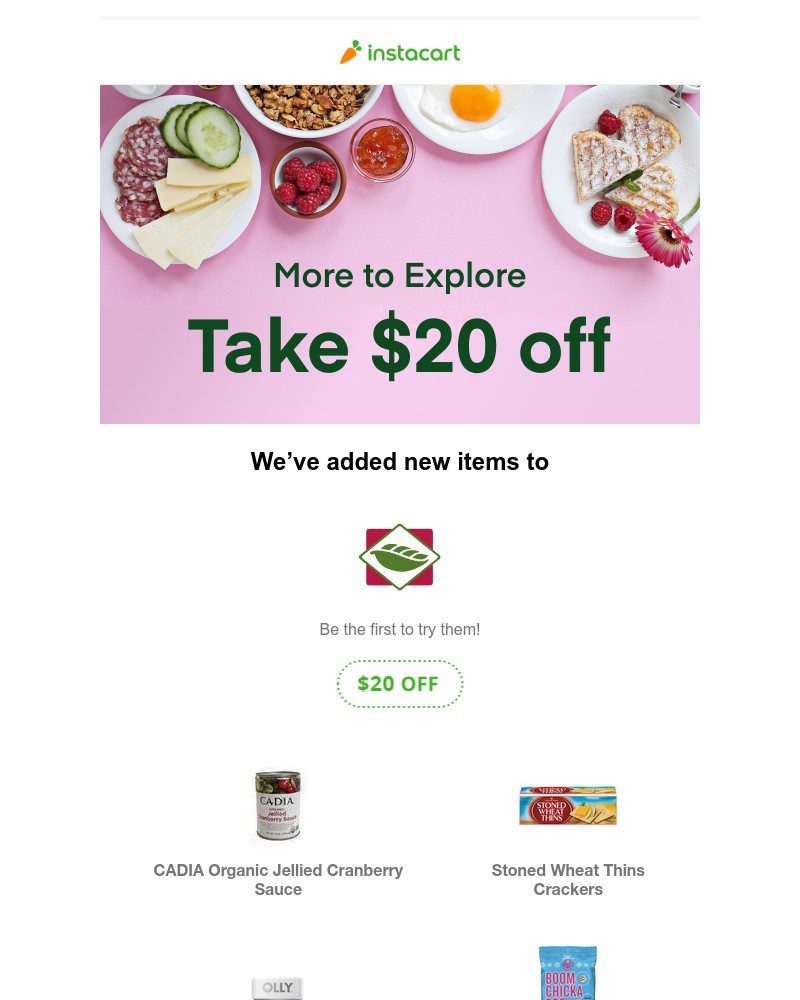 Instacart - What's new at New Leaf Community Markets by Instacart? Discover new items with $20 off your order.
