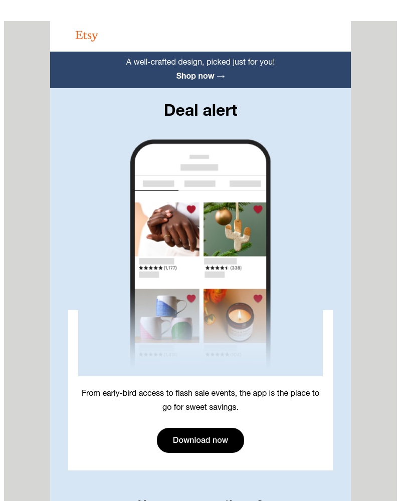 Etsy - What’s new for you this week