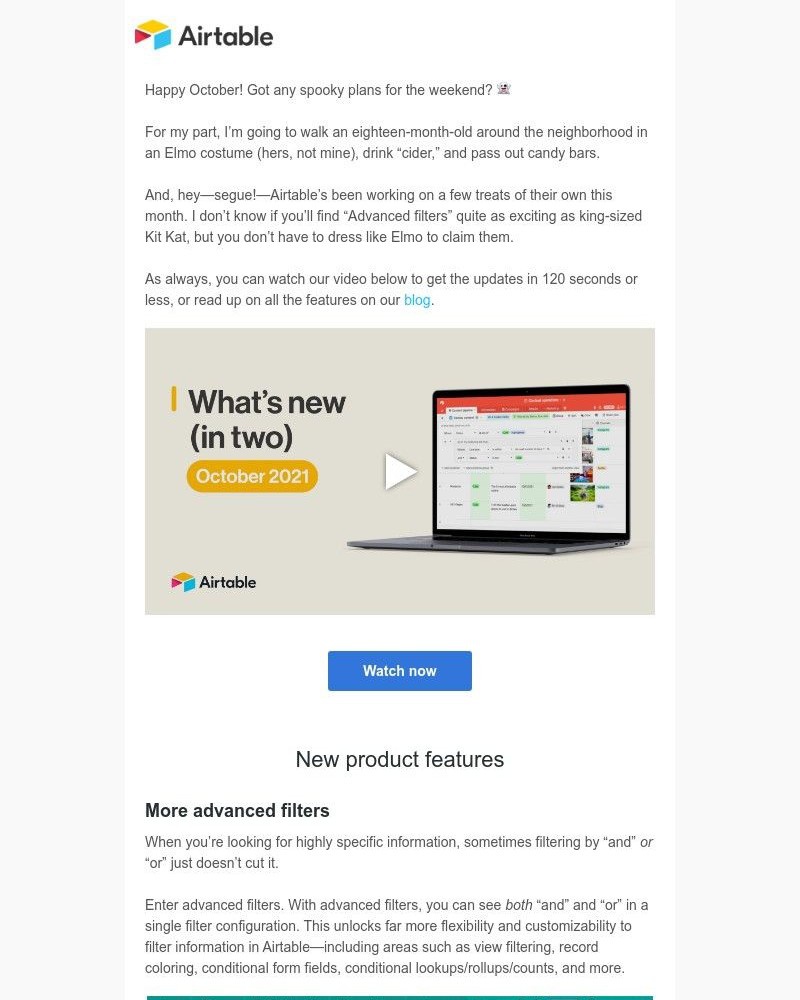 Airtable - What's new in Airtable: October 2021