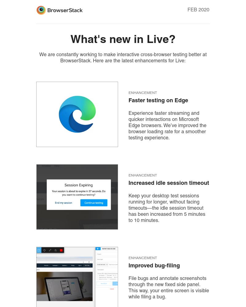  - What's new in BrowserStack Live
