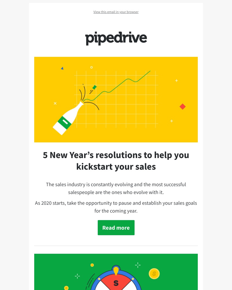 Pipedrive - What’s your New Year’s sales resolution? 🎉