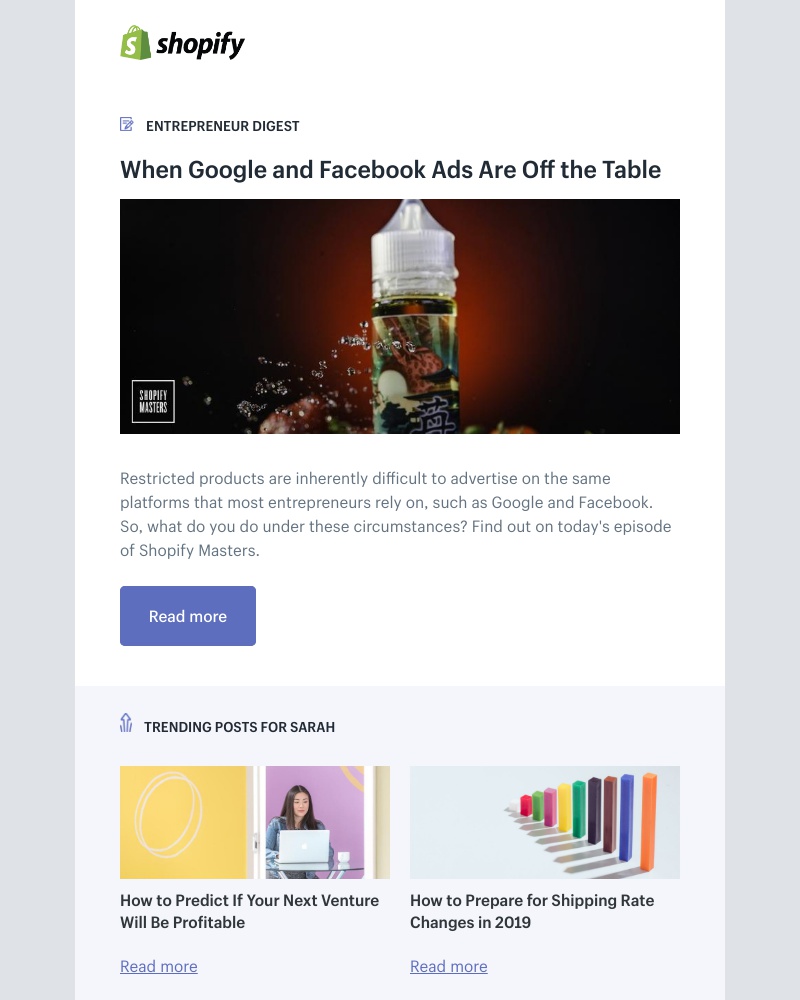 Shopify - When Google and Facebook Ads Are Off the Table