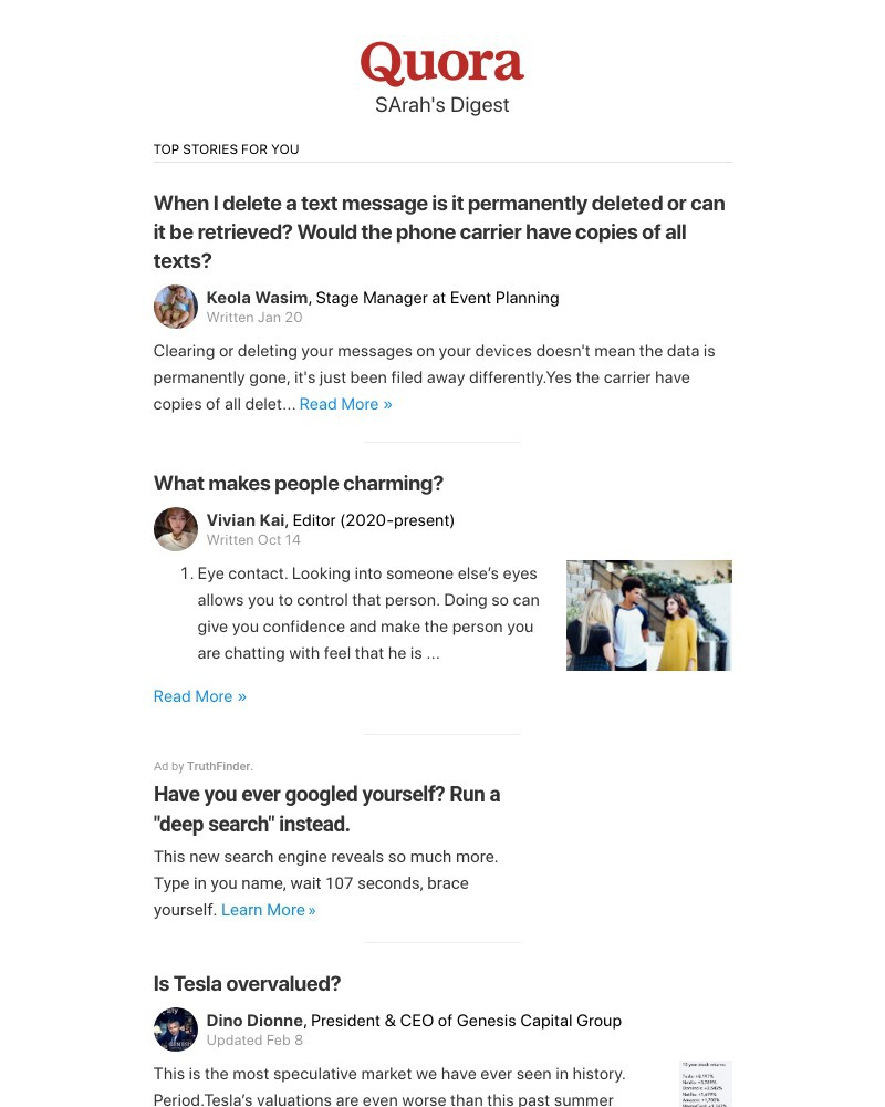 Onboarding on Quora video screenshot