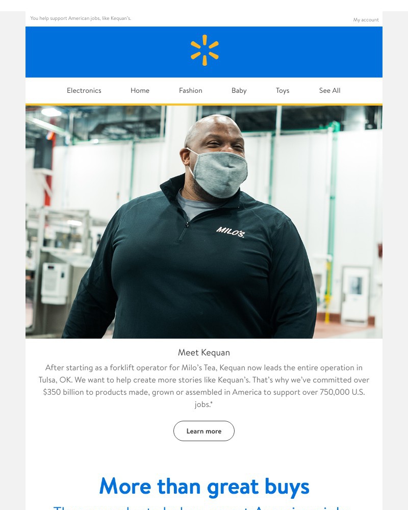 Onboarding on Walmart video screenshot