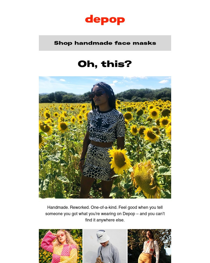 Depop - “Where did you get that?” 