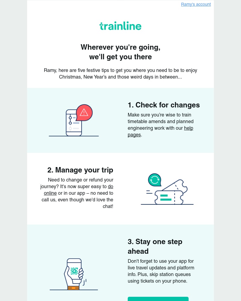 Trainline - Wherever you're going, we'll get you there