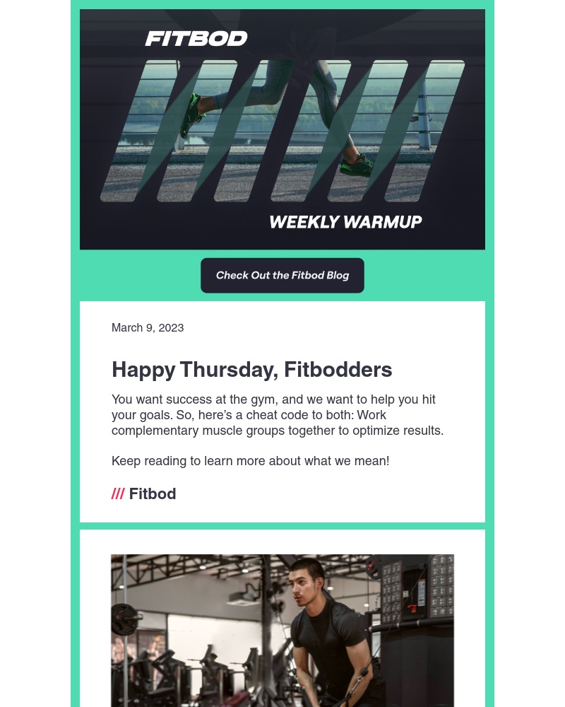 Onboarding on Fitbod video screenshot