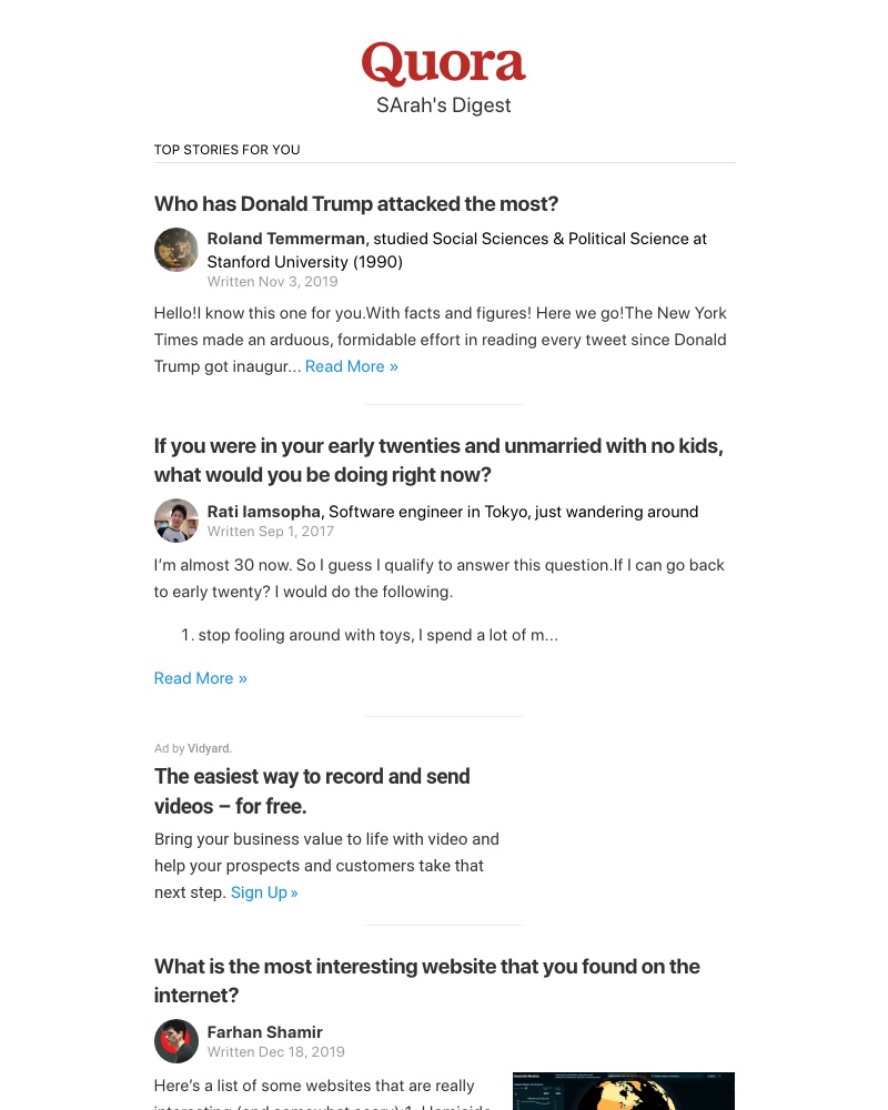 Quora - Who has Donald Trump attacked the most?