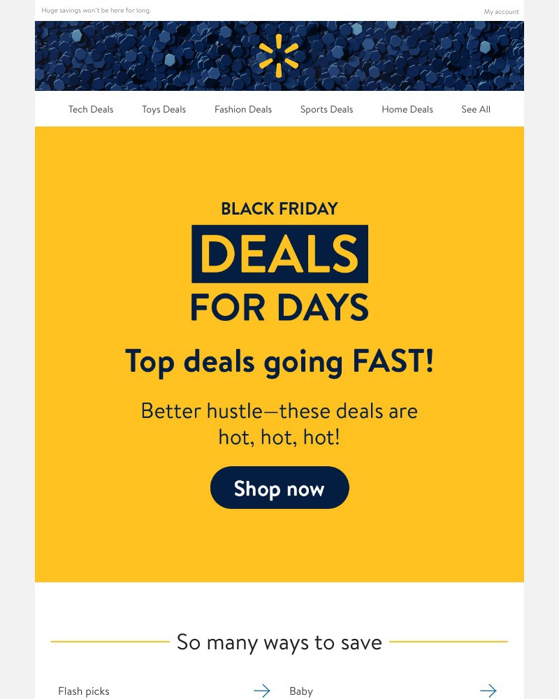 Walmart - Whoa, our top DEALS are selling like hotcakes 🥞 😍