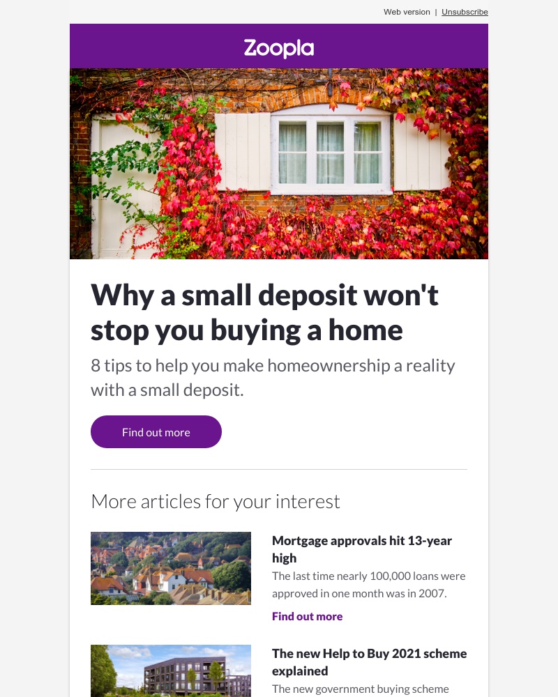 Onboarding on Zoopla video screenshot