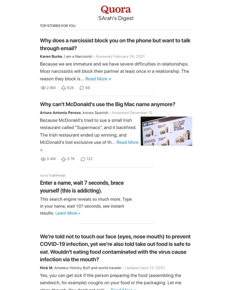 Quora - Why does a narcissist block you on the phone but want to talk through email?