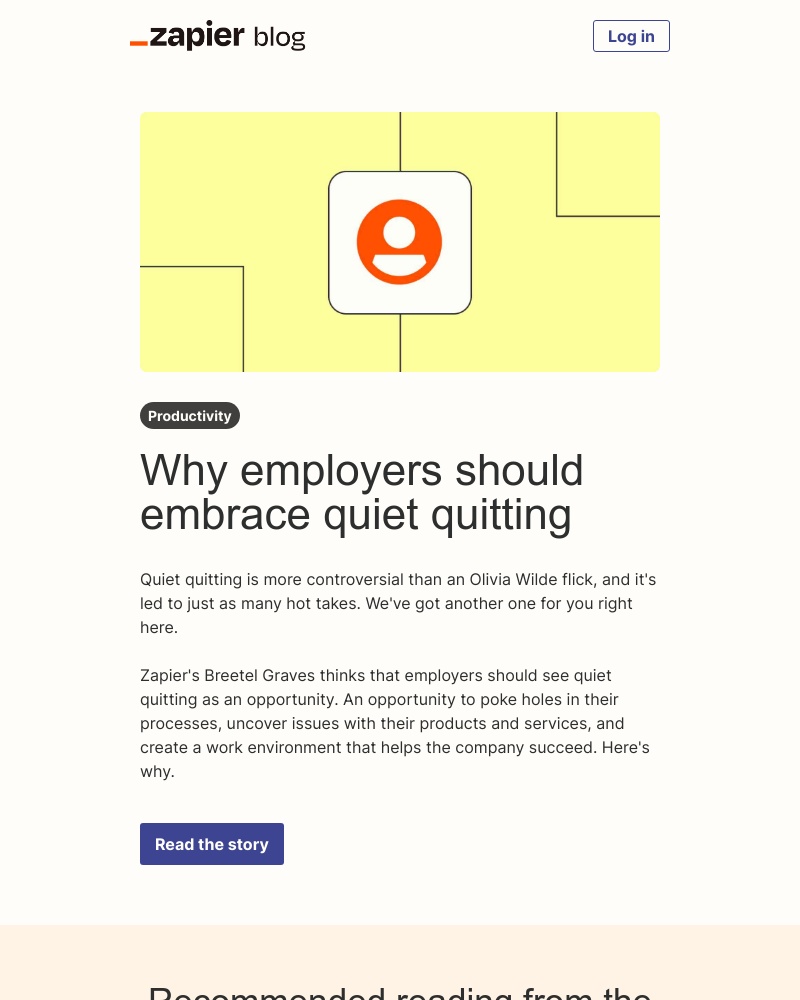 Zapier - Why employers should embrace quiet quitting