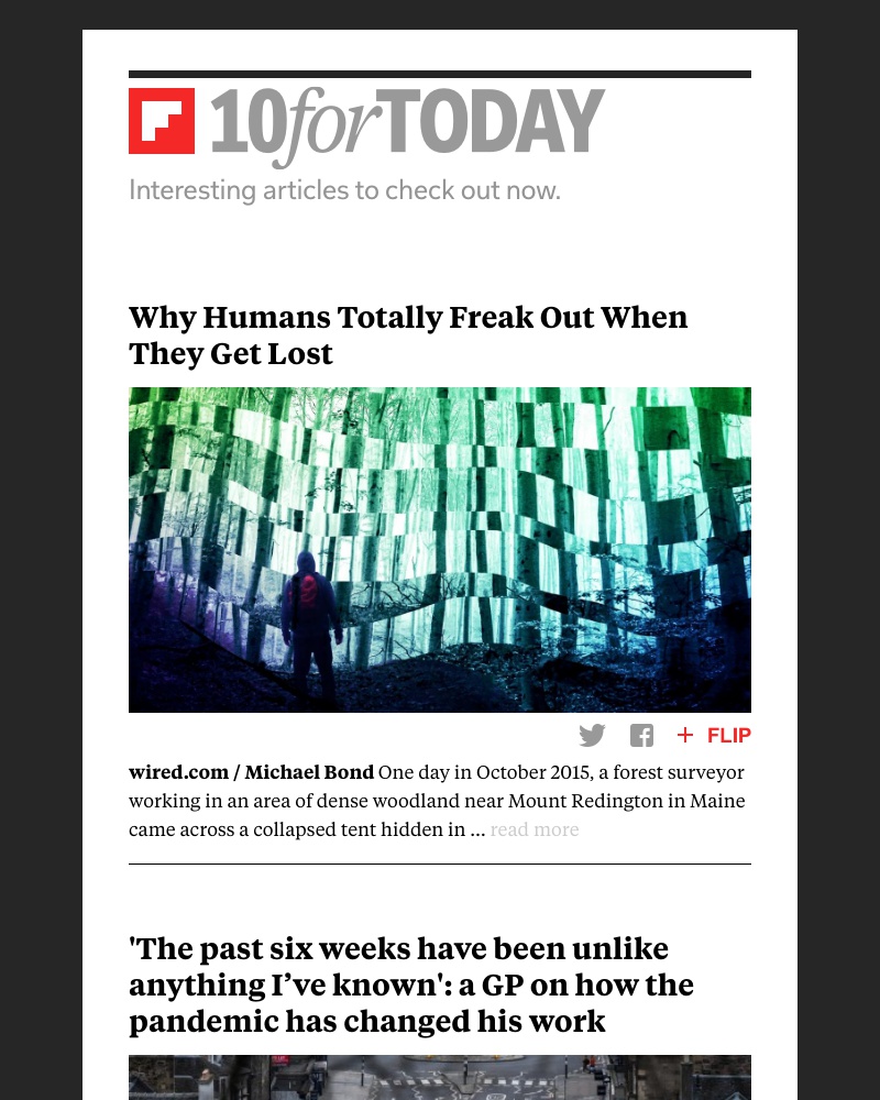 Flipboard - Why humans totally freak out when they get lost