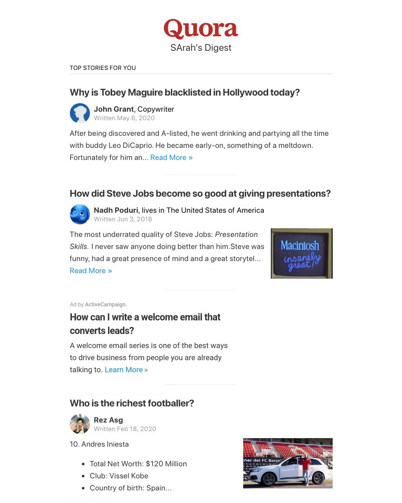 Quora - Why is Tobey Maguire blacklisted in Hollywood today?